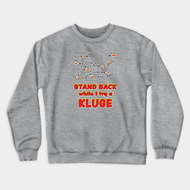 Try a Kluge Crewneck Sweatshirt by UltraQuirky